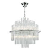 Lukas Pendant Polished Chrome and Glass LUK1750